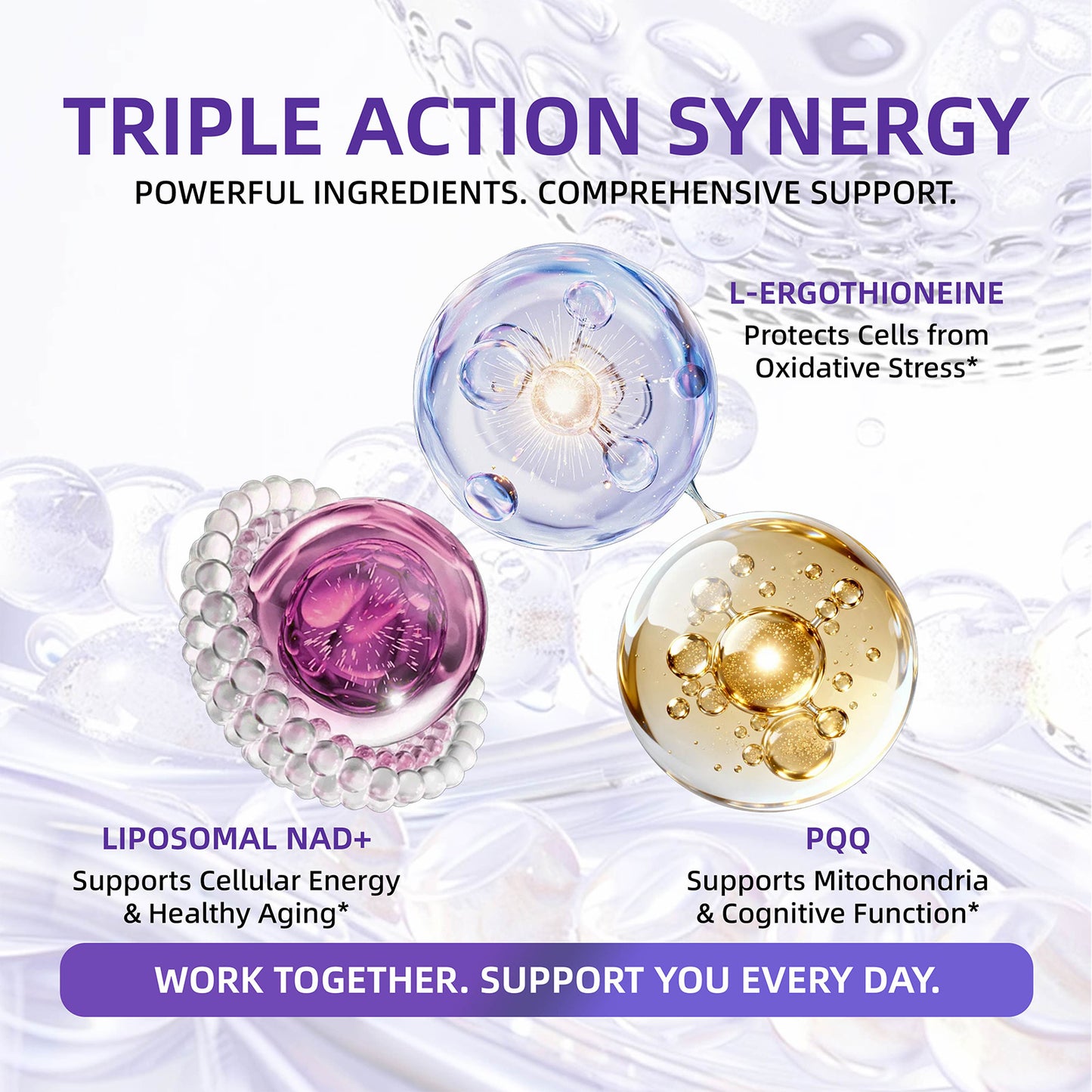 UEEJI 3-in-1 Liposomal NAD+ Supplement