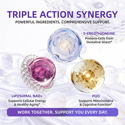 UEEJI 3-in-1 Liposomal NAD+ Supplement