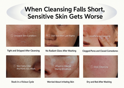 Mousse facial cleanser