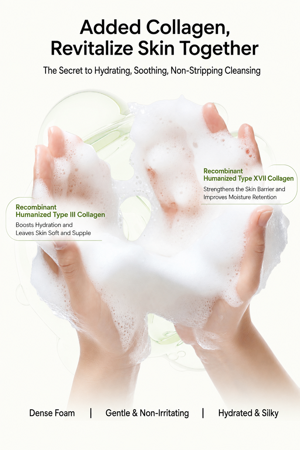 Mousse facial cleanser
